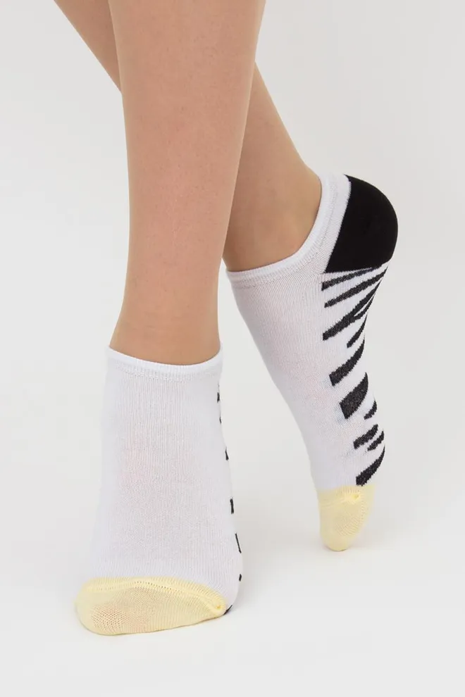 Набор цветных женских носков WS1 SET 5 Giulia 4 пар (white)