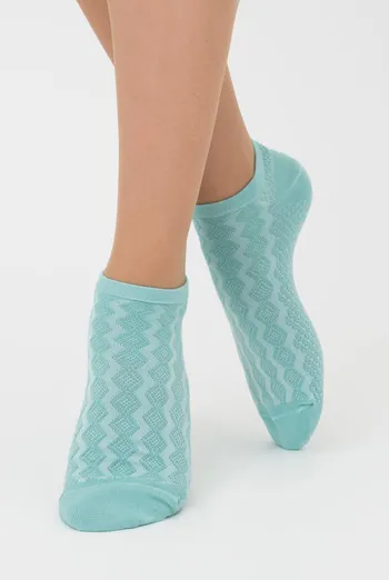 Женские короткие носки с узором Ws1 Soft Background 003 Giulia (pastel turquoise) Женские короткие носки с узором Ws1 Soft Background 003 Giulia (pastel turquoise)