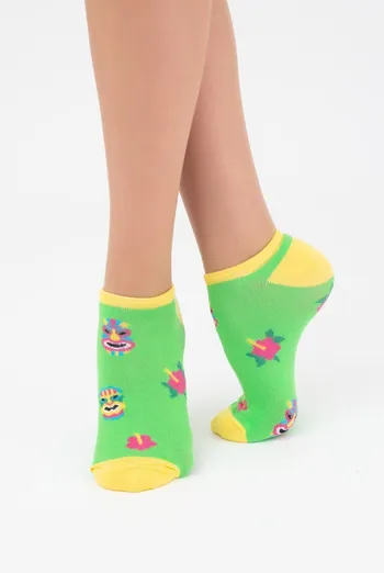 Носки женские невидимые Ws1 tropic 001 Giulia (jasmine)