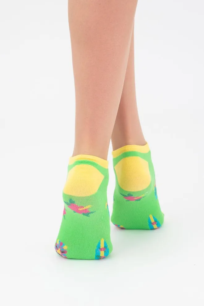 Носки женские невидимые Ws1 tropic 001 Giulia (jasmine)