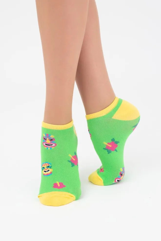 Носки женские невидимые Ws1 tropic 001 Giulia (jasmine)