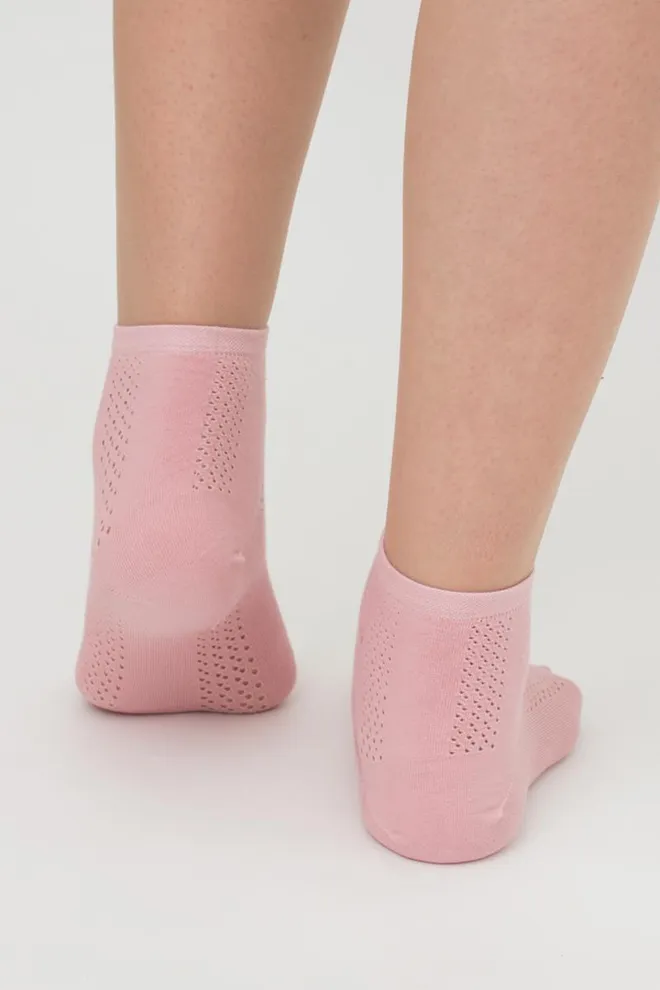 Носки женские классические ажурные WS2 AIR 015 Giulia (zephyr), розовый