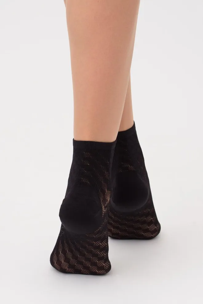 Носки женские невидимые WS1 air 007 Giulia (nero)