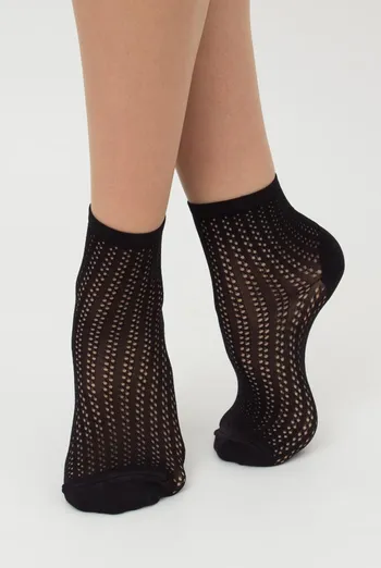 Шкарпетки жіночі классические ажурні WS2 Air Pa 008 Giulia (black) Шкарпетки жіночі классические ажурні WS2 Air Pa 008 Giulia (black)