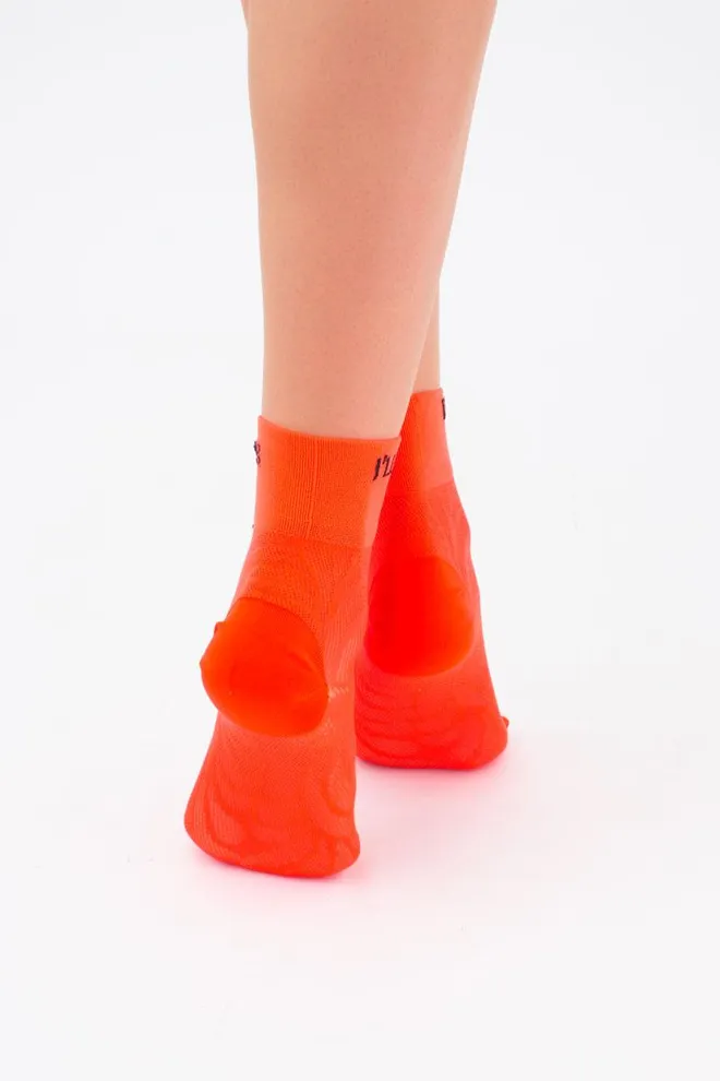 Шкарпетки жіночі короткі спортивні WS2 air pa 009 Giulia (orange neon)