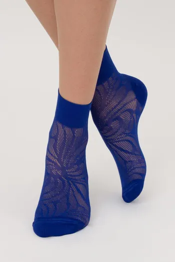 Шкарпетки жіночі классические ажурні WS2 Air Pa 010 Giulia (bright blue), синій Шкарпетки жіночі классические ажурні WS2 Air Pa 010 Giulia (bright blue), синій