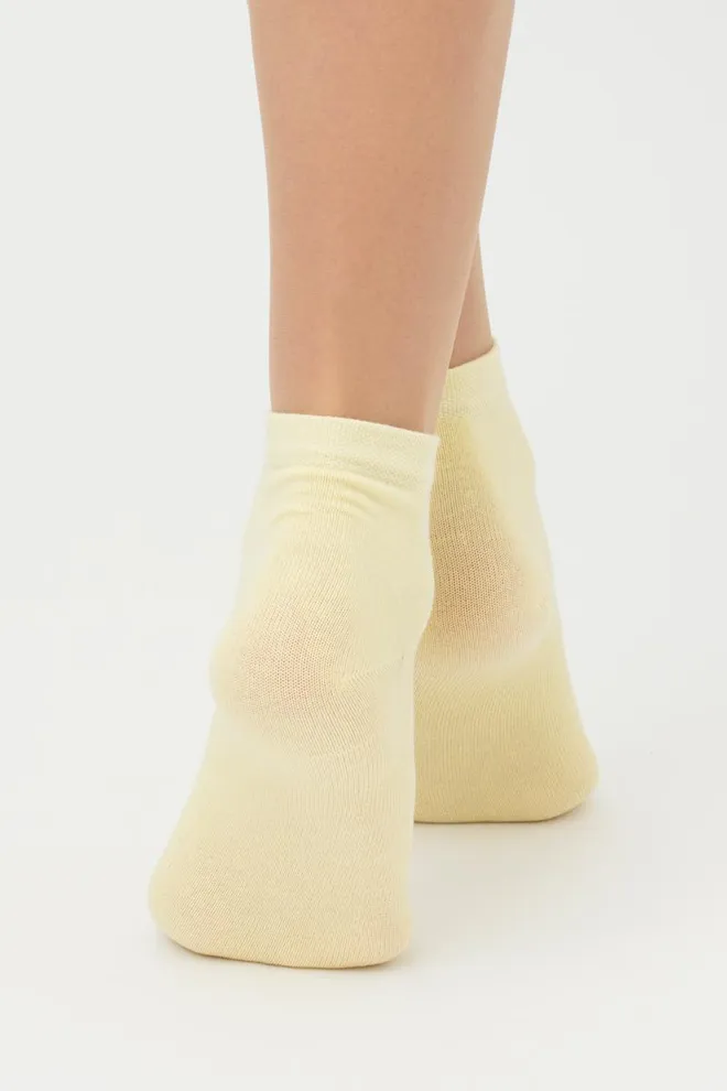 Носки женские низкие Ws2 classic Giulia 2 пары (pastel turquoise/light yellow)
