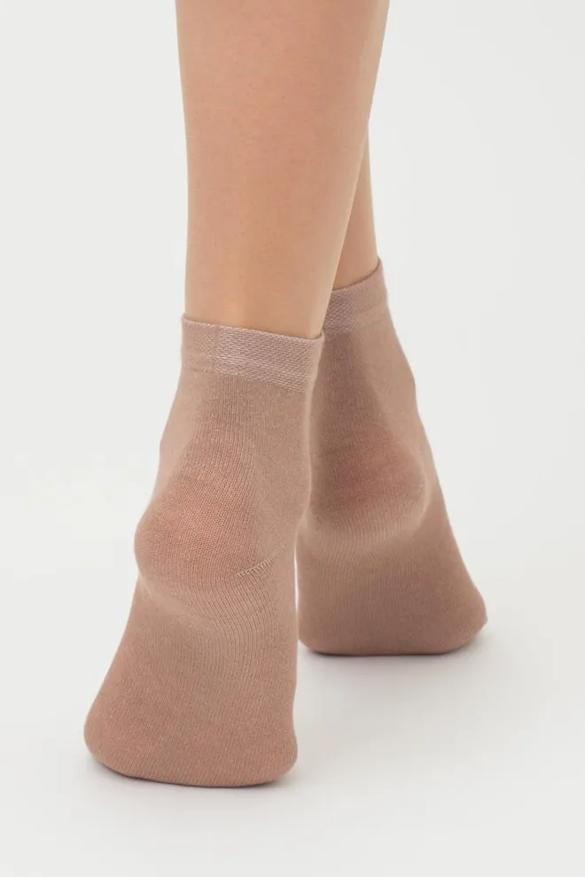 Носки женские низкие Ws2 classic Giulia 2 пары (haze/chantarel)