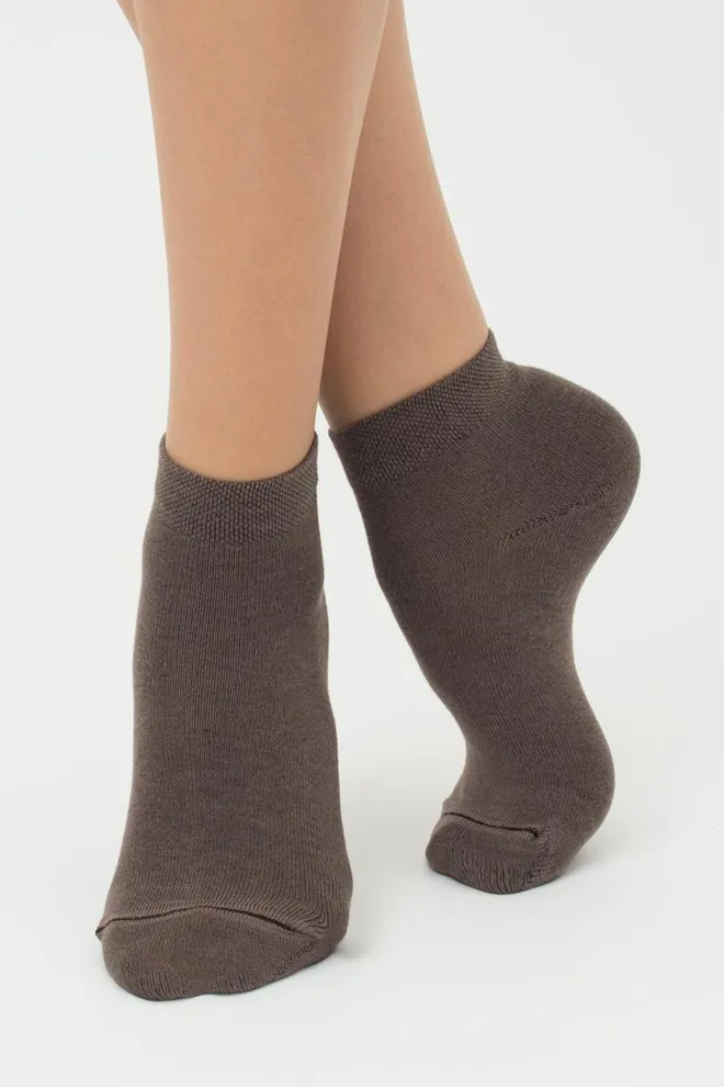 Носки женские низкие Ws2 classic Giulia 2 пары (haze/chantarel)