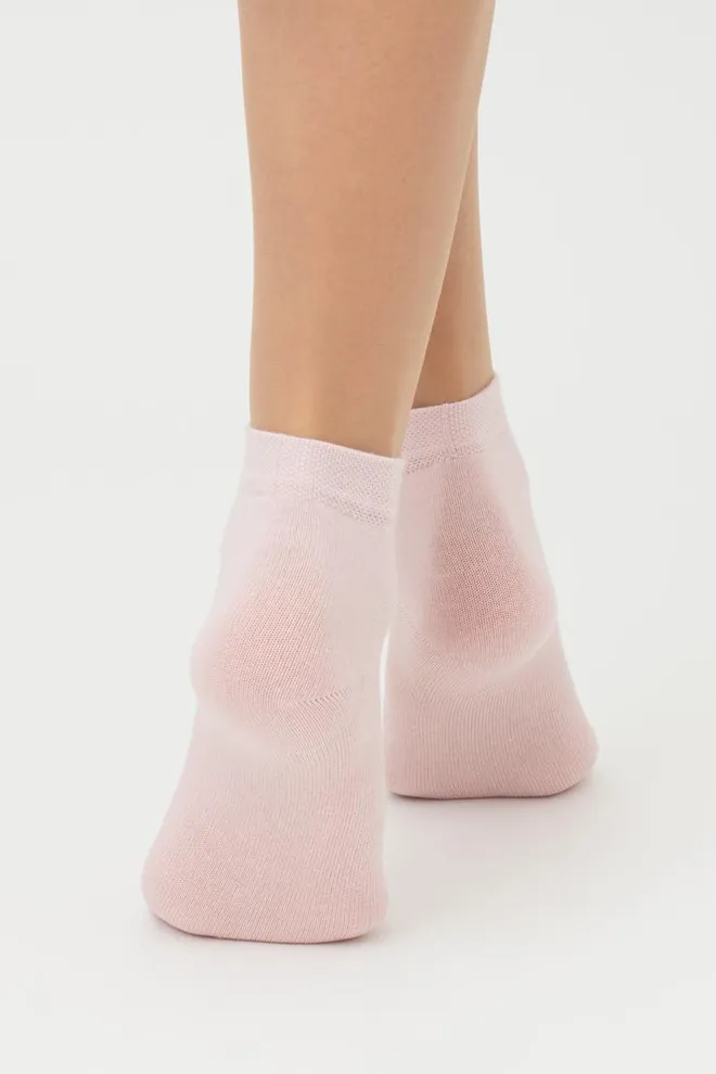 Носки женские низкие Ws2 classic Giulia 2 пары (moonlight/blushing bride)