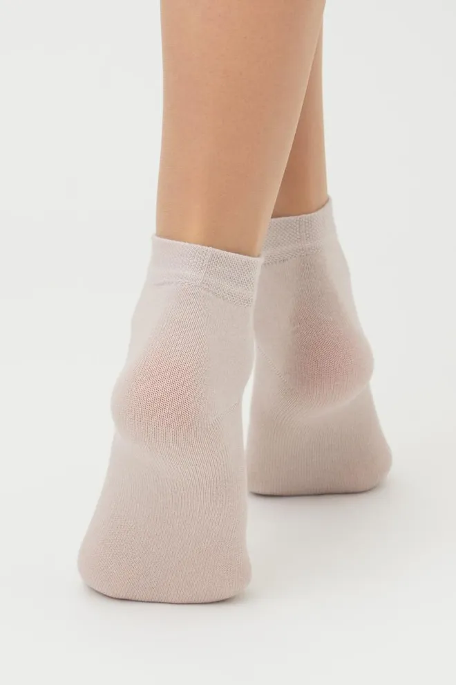 Носки женские низкие Ws2 classic Giulia 2 пары (moonlight/blushing bride)