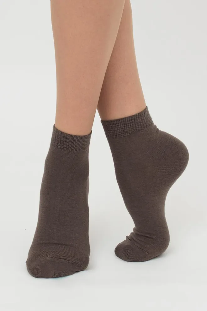 Носки женские низкие Ws2 classic Giulia 2 пары (haze/iron)