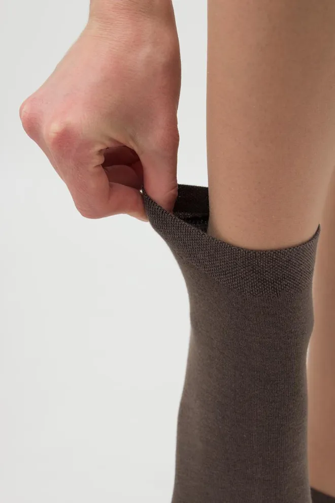 Носки женские низкие Ws2 classic Giulia 2 пары (haze/iron)