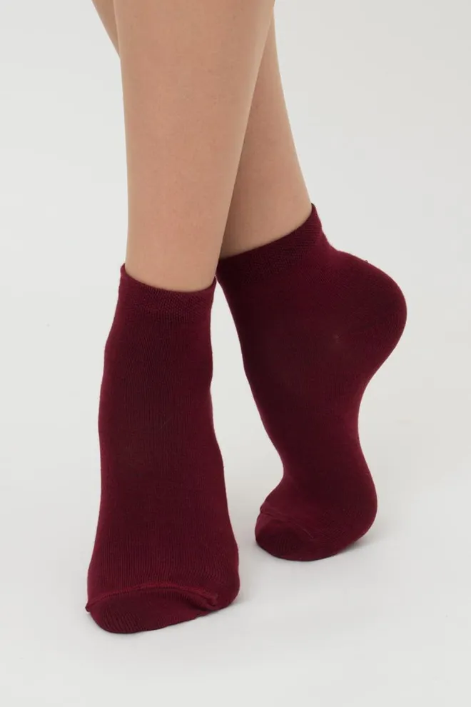 Носки женские Ws2 Classic Giulia (marsala), красный
