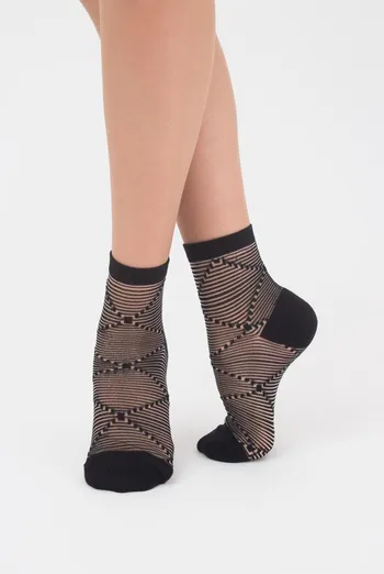 Носки женские классические Ws2 cristal 049 Giulia (nero), черный