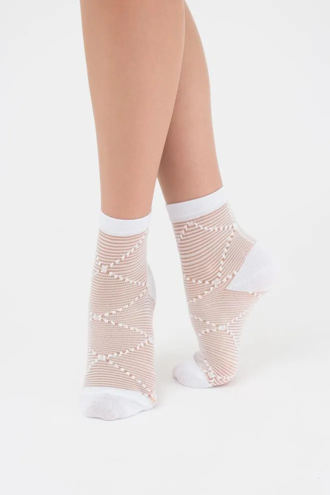 Носки женские классические Ws2 cristal 049 Giulia (bianco)