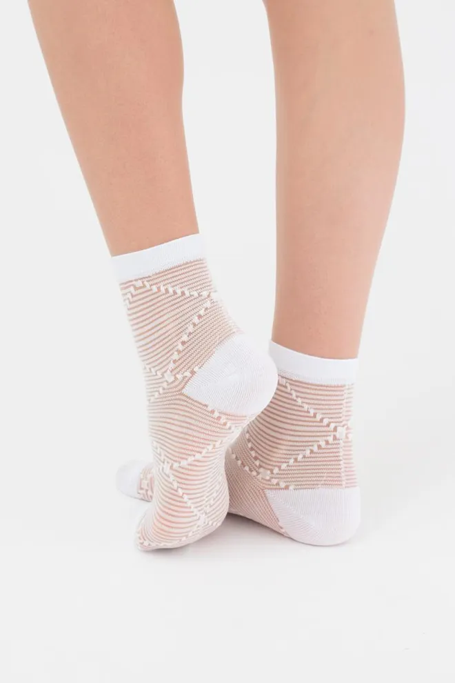 Носки женские классические Ws2 cristal 049 Giulia (bianco)