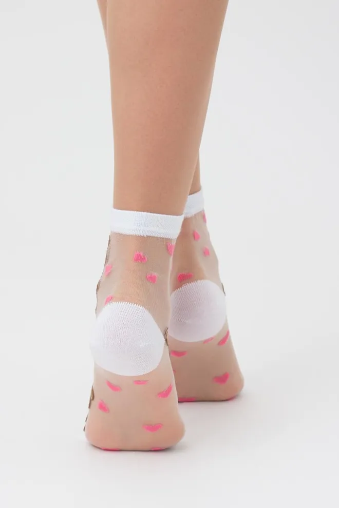 Носки женские классические Ws2 cristal 072 Giulia (bianco)