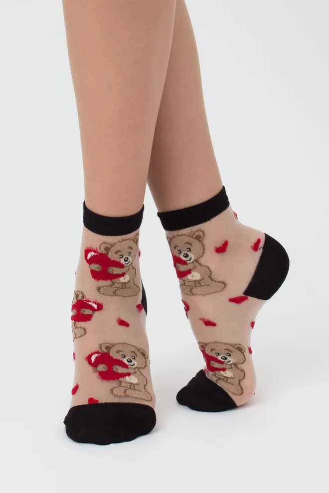 Носки женские классические Ws2 cristal 072 Giulia (nero), черный