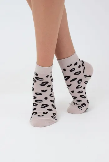 Шкарпетки жіночі класичні з принтом WS2 safari 002 Giulia (moonlight) Шкарпетки жіночі класичні з принтом WS2 safari 002 Giulia (moonlight)