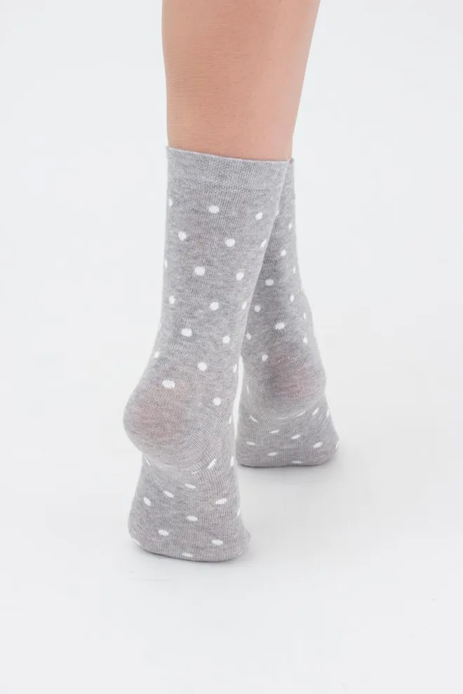Носки женские классические Ws3 classic + Ws basic 001 Giulia 2 пары (light grey melange), серый