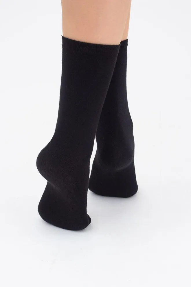 Шкарпетки жіночі класичні Ws3 classic + Ws basic 001 Giulia 2 пари (black)