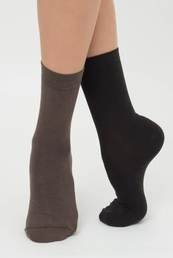 Носки женские классические Ws3 classic Giulia  2 пары (haze/iron)