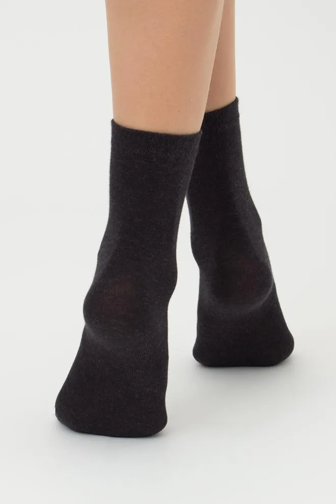 Носки женские классические Ws3 classic Giulia  2 пары (grape vintage/asphalt melange)