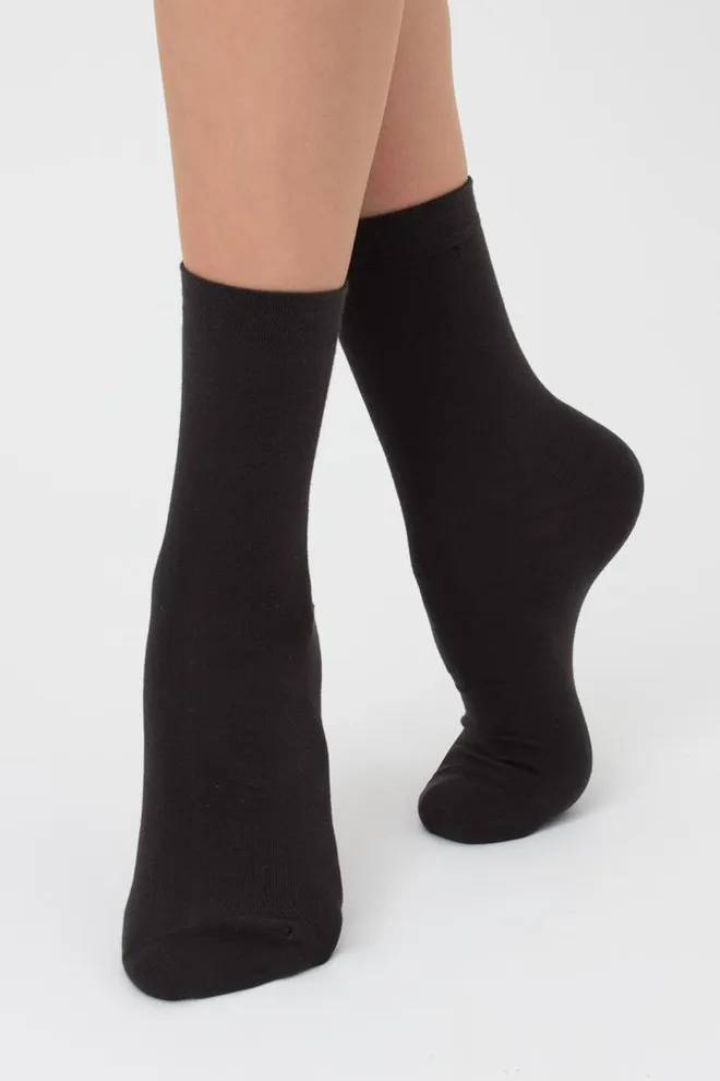 Носки женские классические Ws3 classic Giulia  2 пары (navy/iron)