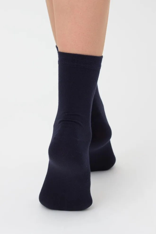 Носки женские классические Ws3 classic Giulia  2 пары (navy/iron)