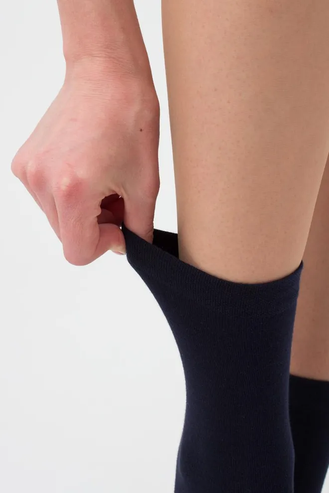 Носки женские классические Ws3 classic Giulia  2 пары (navy/iron)