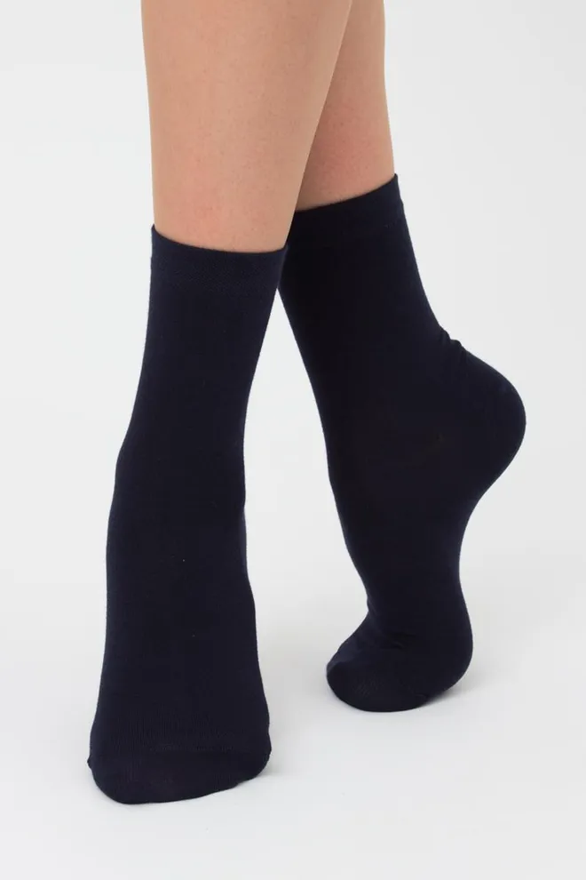 Носки женские классические Ws3 classic Giulia  2 пары (navy/iron)