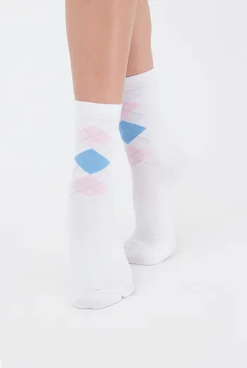 Шкарпетки жіночі класичні Ws3 soft fashion 010 Ws3c/sl-010 Giulia (bianco)