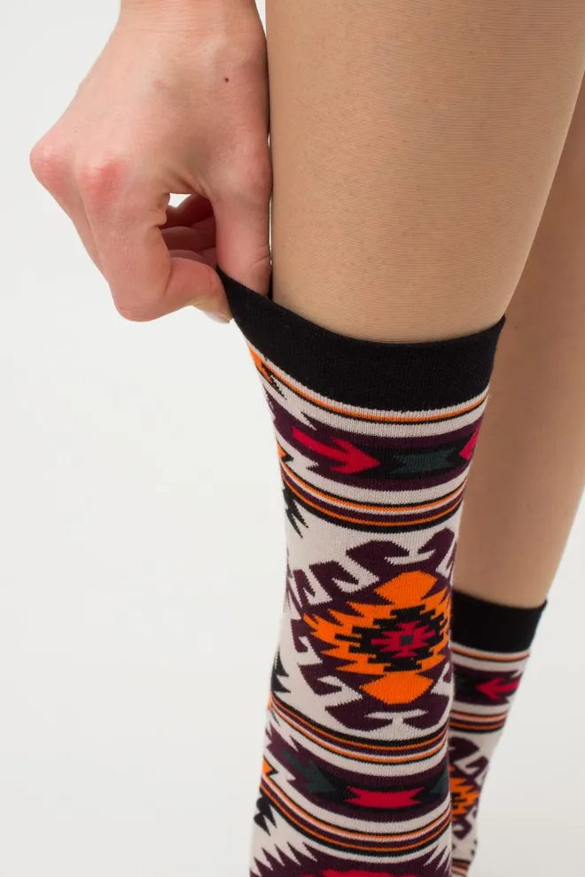 Шкарпетки жіночі класичні з орнаментом Ws3 Soft Ukr 006 Giulia (moonlight)