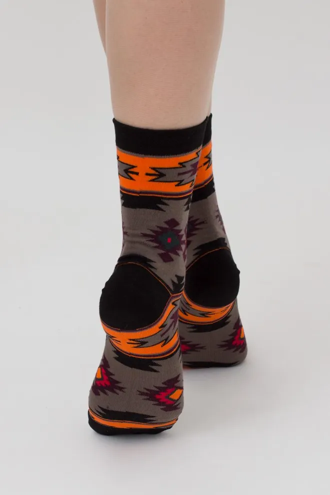 Шкарпетки жіночі класичні з орнаментом Ws3 Soft Ukr 006 Giulia (haze)