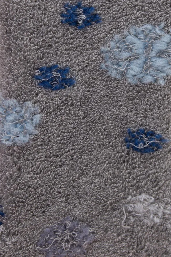 Носки женские теплые с рисунком Ws3 Terry 2301 Giulia (light grey melange)