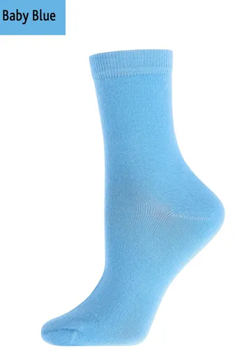 Шкарпетки жіночі класичні WSL color Giulia (baby blue)