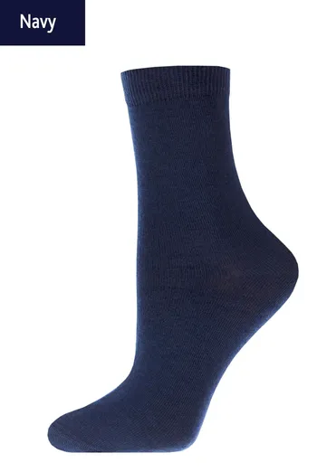 Шкарпетки жіночі класичні WSL color Giulia (navy)