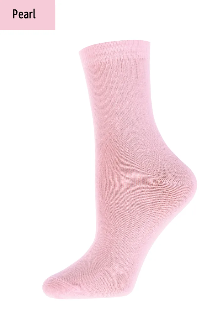 Носки женские классические WSL color Giulia (pearl), розовый