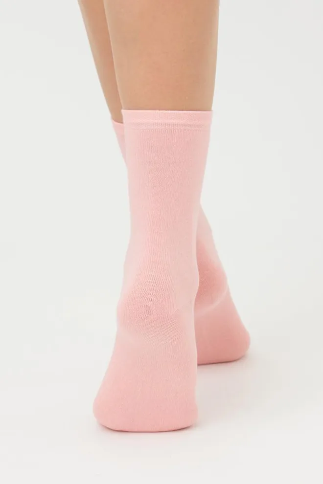 Шкарпетки жіночі класичні WSL color Giulia (geranium), рожевий