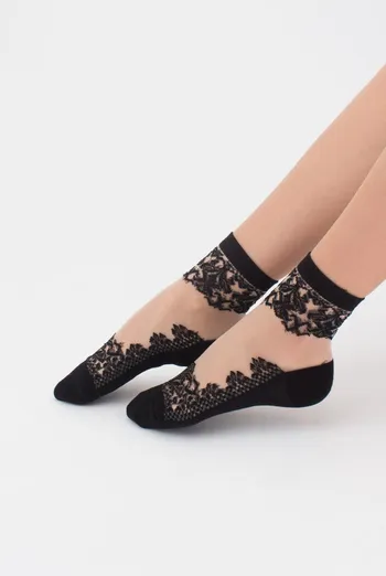 Носки женские классические Wsm-005 Giulia (nero)