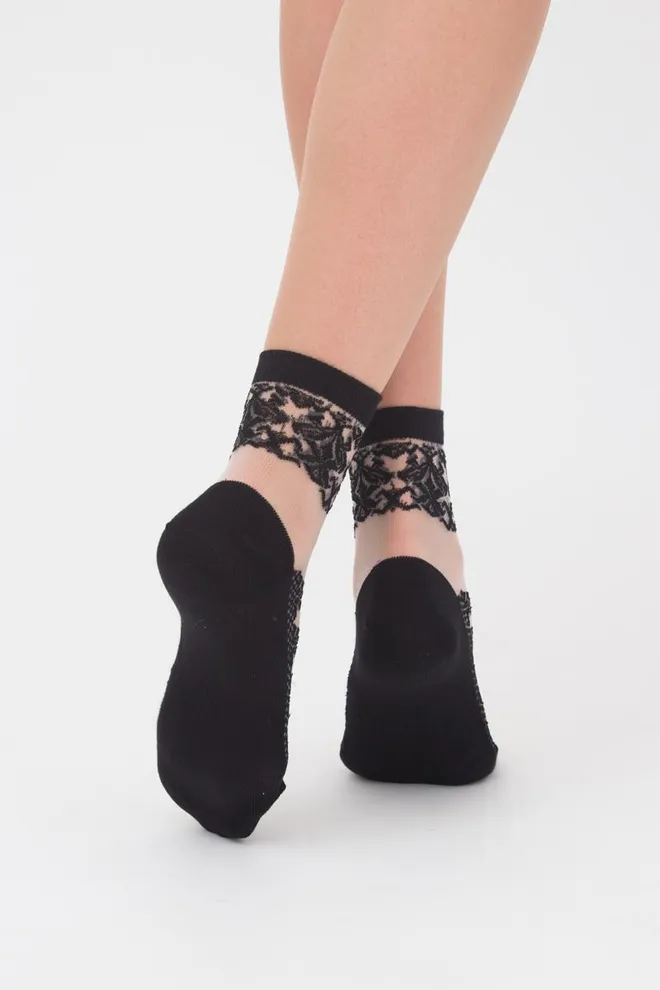 Шкарпетки жіночі класичні Wsm-005 Giulia (nero)