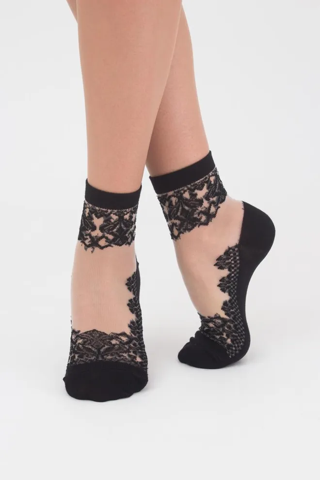 Шкарпетки жіночі класичні Wsm-005 Giulia (nero)