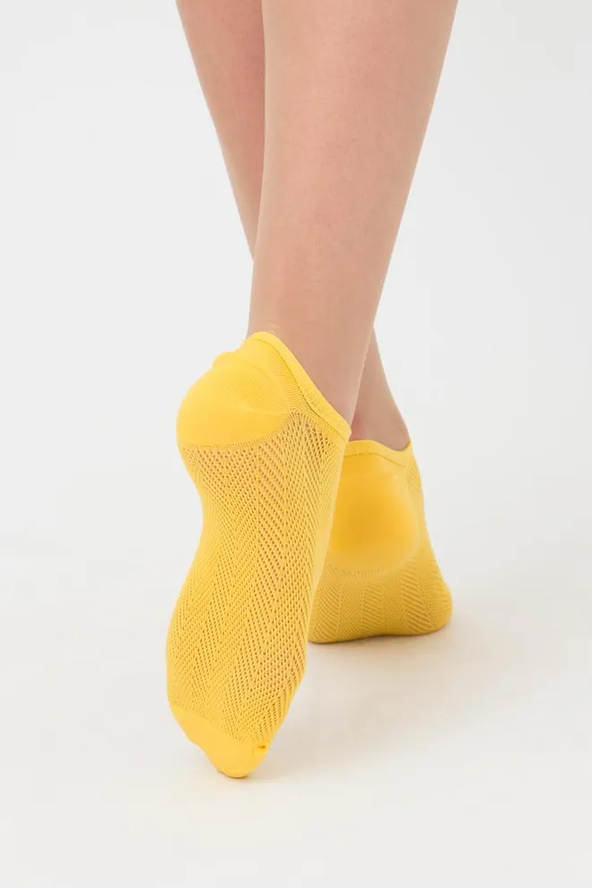 Носки женские невидимые спортивные WS0 air pa 002 Giulia (daffodil)