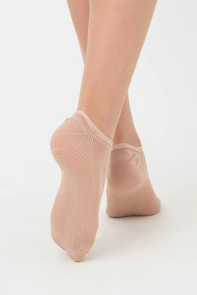 Носки женские невидимые спортивные WS0 air pa 002 Giulia (nude)