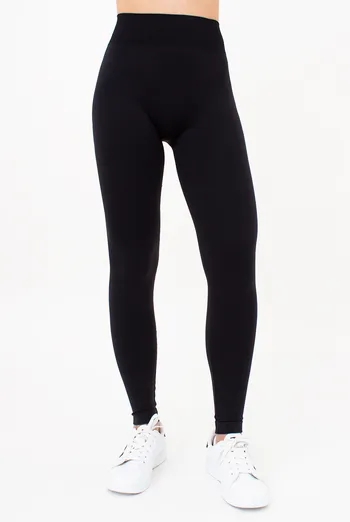 Бесшовные спортивные леггинсы из микрофибры LEGGINGS 02 Giulia (nero), черный