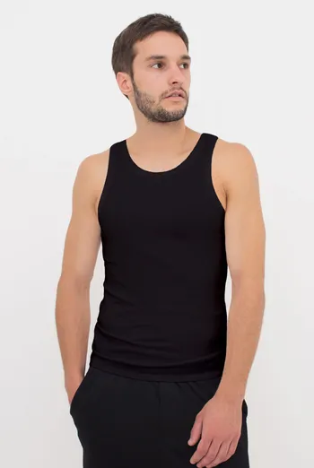 Майка мужская хлопковая 30801/60 Giulia (black), черный Майка мужская хлопковая 30801/60 Giulia (black), черный