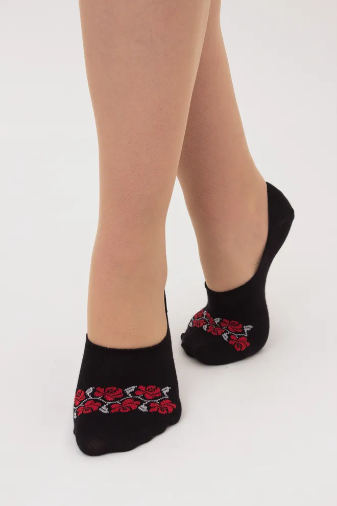 Хлопковые женские подследники WF1 UKR 2405 Giulia (black), черный