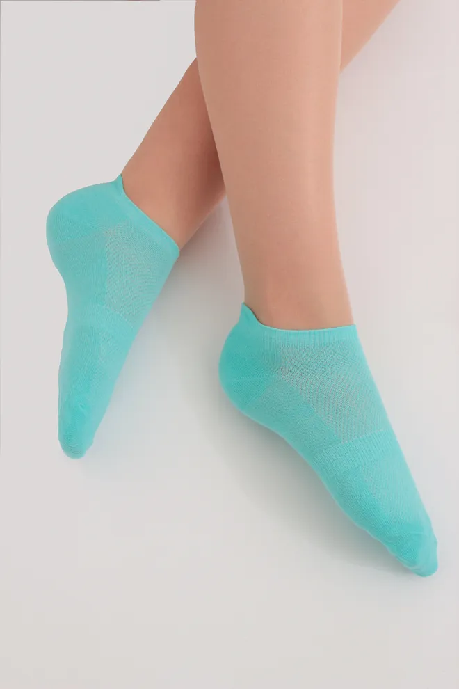 Женские спортивные носки WS1 SUMMER SPORT 001 Giulia (light mint) зеленые