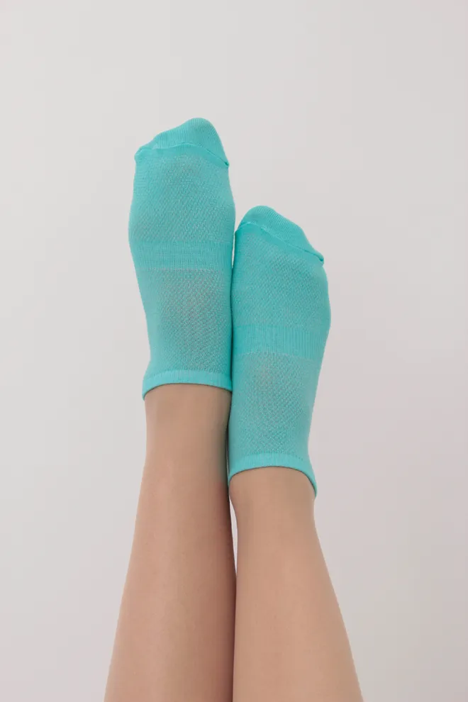 Женские спортивные носки WS1 SUMMER SPORT 001 Giulia (light mint) зеленые